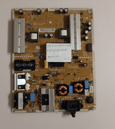 Zasilacz power supply EAY63989201 EAX66490501 (1.4) LG 49UF6800 urwany róg