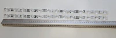 Listwy LED TCL Thomson 50UG6400 50UG6420 50UG6430 50UG6300 50UG6320 50P725 4C-LB5013-ZM06J GIC50LB45_3030F2.1D_V1.1_20 2szt 13LED 