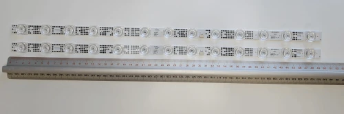 Listwy LED TCL Thomson 50UG6400 50UG6420 50UG6430 50UG6300 50UG6320 50P725 4C-LB5013-ZM06J GIC50LB45_3030F2.1D_V1.1_20 2szt 13LED