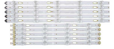 Listwy LED Samsung UE40JU6700 UE40MU6172 UE40JU6400 UE40KU6100 UE40MU6100 V6DU-400DCA-R2 V6DU-400CB-R2  BN96-39655A BN96-39656A