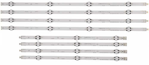 Listwy LED Grundig 43VLX7710BP 43GUB8762 43GUB8766 43GUB8852 43GUB8767 43GUB8768 43GFB6722 ZXZ65600-AA LC430EGQ-SMM3 Arcelik_43_Crystal_1x3+1x4_L Arcelik_43_Crystal_1x3+1x4_R