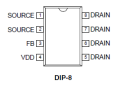 Układ scalony VIPer22A DPI-E DIP-8