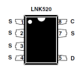 Układ scalony LNK520PN