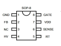 Układ scalony FAN6754 FAN6754MR SMPS controller AC/DC switcher SOP8