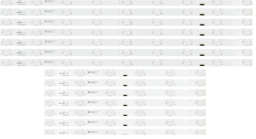 Listwy LED Sony KD-55XE9005 XBR-55X900E YD8S007DND01B 55039D715SN1L 55039D715SN1R SBT55 9LED + 6LED złącze na taśmę FLEX