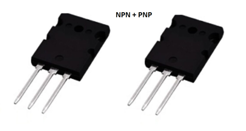 Tranzystor bipolarny PNP 2SA1943 NPN 2SC5200 15A 230V 150W 30MHz TO264 TO-3PL THT ( para ) orginał