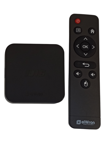 Smart BOX elWron 4k ultra HD streaming box Netflix YouTube Disney + prime video Google Play HBO max hulu Spotify