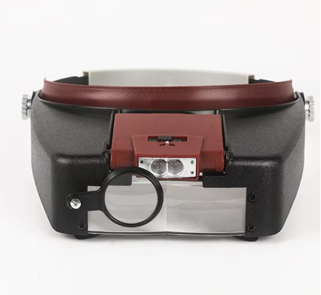 Lupa na głowę profesjonalna lupa do prac precyzyjnych z podświetleniem LED