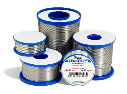 Cyna Cynel Spoiwo lutownicze 100g 0.25mm Sn60Pb40 SW26/3/2.5%