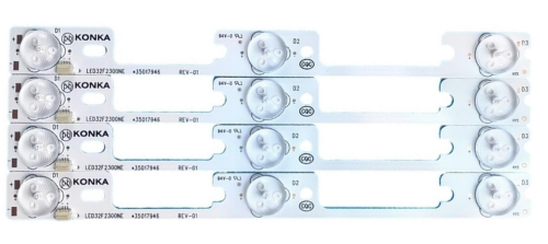 Listwy LED Sencor SLE 3211M4 SLE 3281M3 KDL32MT626U 35019056 3501903 LED32F3700PF LED32F2300NE 4szt po 3LED