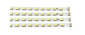 Listwy LED LED BAR podświetlenie matrycy Sony  KDL-46EX720 KDL-46EX724 STA460A38 STA460A38_REV2.0_52_101210   74.46T09.001-1-CC1 523mm 3V  52LED