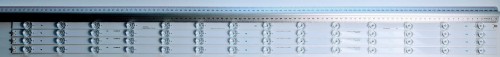 Listwy LED LED BAR podświetlenie matrycy Hisense 55A7GQ 303SH550054 SH55D14-ZC46AG-11 2021-03-03 HD550Y3U71-T0L2 + 20201120 + L2_E5_CDM_S14_1_V0.6_UBN 4szt 14LED