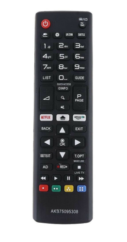 Pilot do TV LG AKB75095308 Smart Netflix Amazon