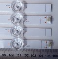 Listwy LED LED BAR podświetlenie matrycy Hisense 55A6BG CRH-BX55Y1U723030T040806A-REV1.0 CRH-BK55Y13030T040804P-REV2.2 JL.D55081330-003YS-M_V01 JL.D55081330-003XS-M_V01 HD550Y1U72-T0L1- 2020061001-SVH550F94 4x8 LED