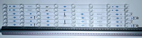 Listwy LED LED BAR podświetlenie matrycy TCL Thomson 55C635 55C735 55S365C 55T8E 55RC630K 55C635 16*2 A-B02 55HR330M16A0 V1 55C635 8*2 B-B02 55HR330M08B0 V1