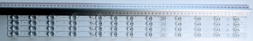 Listwy LED LED BAR podświetlenie matrycy TCL Thomson 65P635 65S455 65S451 65S453 TCL65LB22_3030F2.4D_V0.1_20211230 65LB22-3030F2.4D-V0.1-20211230 4X12 LED