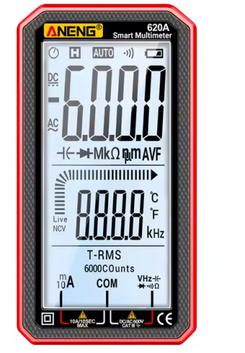 Miernik cyfrowy multimetr 620A Aneng LCD 4,7cala