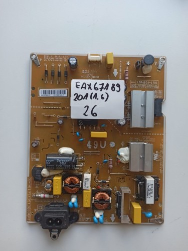 Zasilacz power supply EAX67189201 (1.6) EAY64511101 LG 49UN71003 49UJ635V