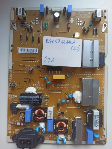 Zasilacz power supply EAX66453801 (1.7) EAY64049101 43UF680V