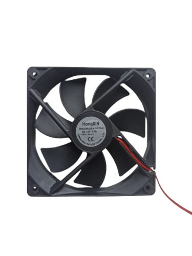Wentylator 12V DC 0,3A 120x120x25mm dwuprzewodowy