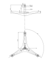 Krzyżak bębna do pralki DC97-14369D DC97-14369G średnica pod simering 35mm , wysokość ośki 125,8mm