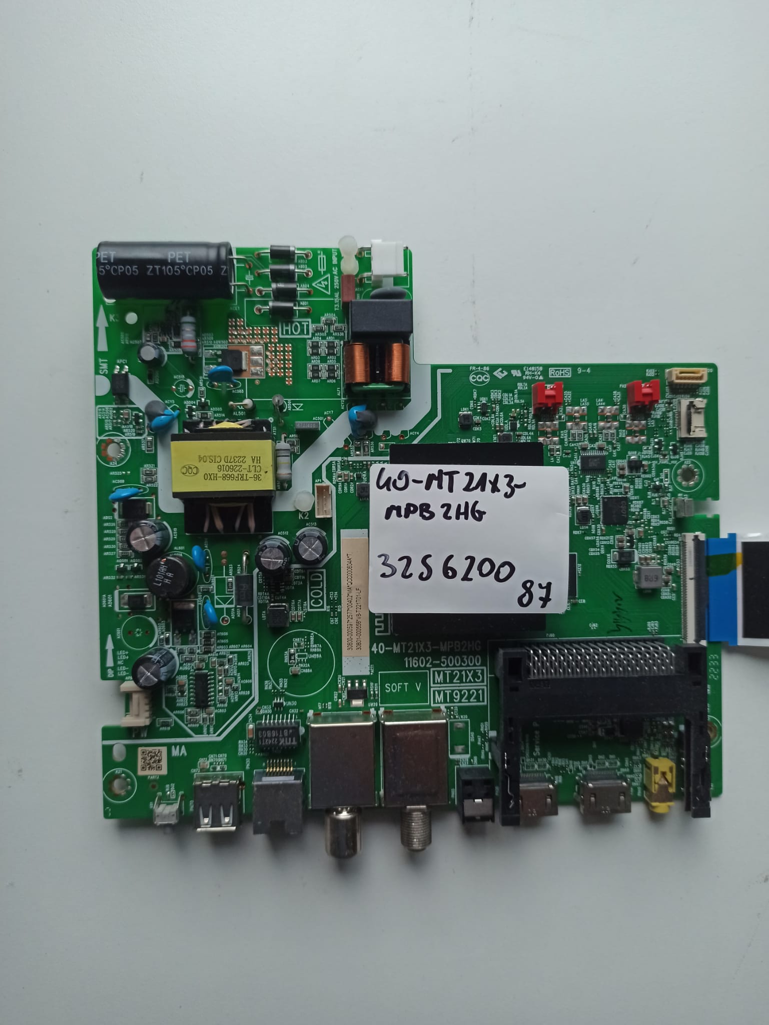 Carte Mère Pour TV TCL 43P610 Et Thomson 43UC6306 - Réf 40-MS86E1-MPB2HG - Occasion