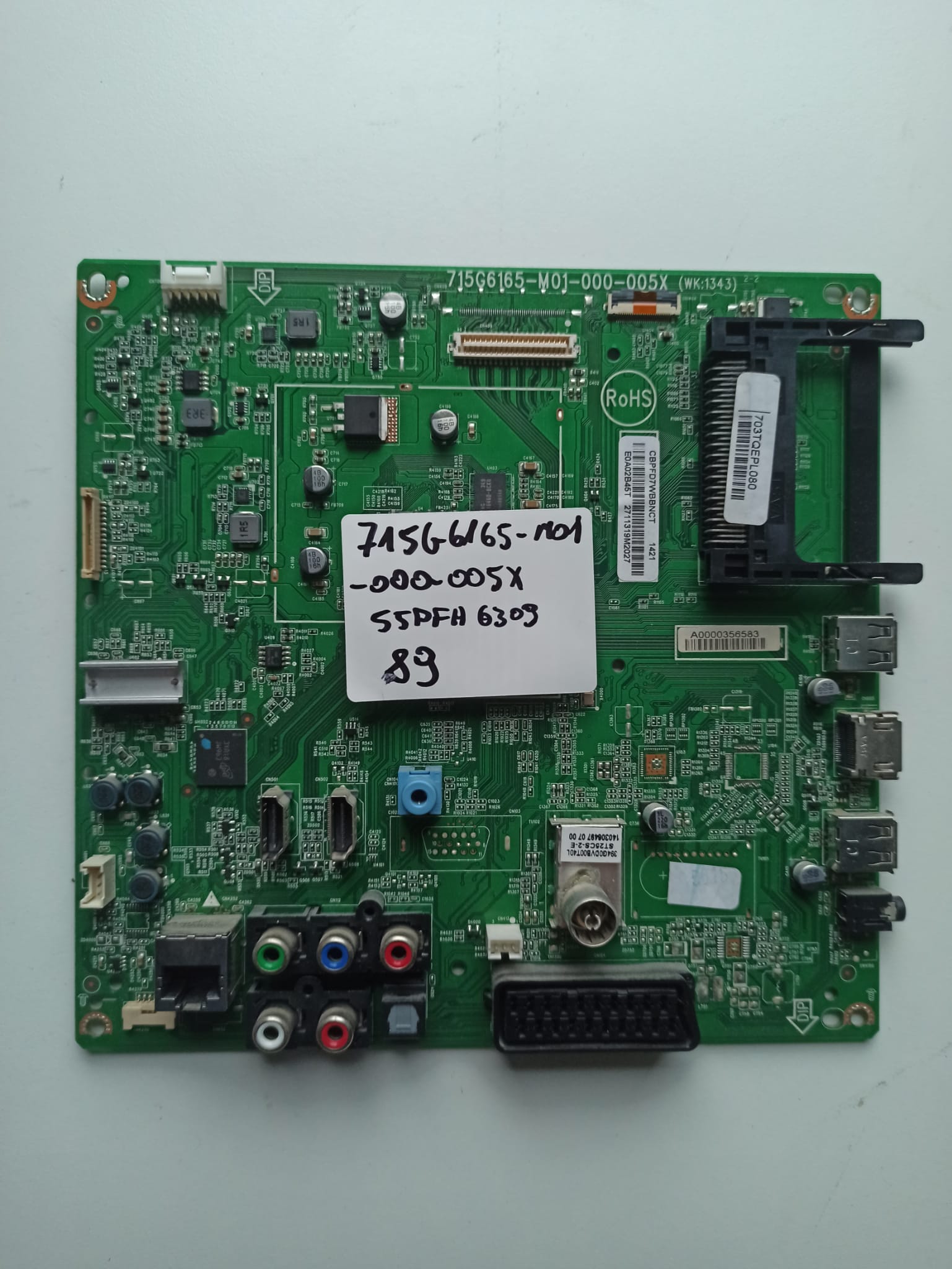 Carte Mère TV Philips 715G6165-M01-000-005X Pour 55PFH6309/88 – Neuf